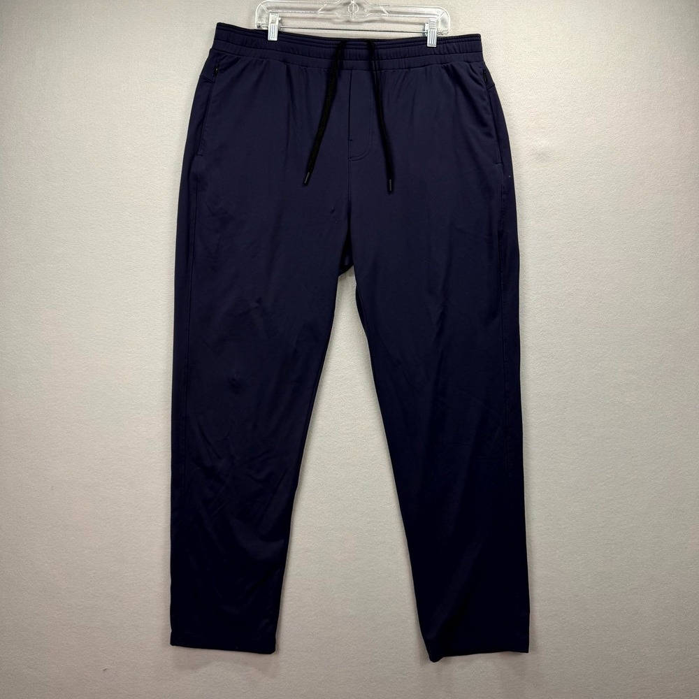 Public Rec DayMaker Pants Mens 40/32 Navy Stretch Comfort Athleisure Drawstring